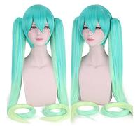 Cosplay Wig For Vocaloid Miku Anime Racer Miku Blue Long Dream Gradient Hair Color