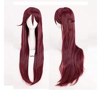 Cosplay Wig LoveLive Sunshine Sakurauchi Riko Cosplay Wigs Perruque de Cheveux+ Perruque Cap Love Live Aqours Long Temple Résistant Synthétique