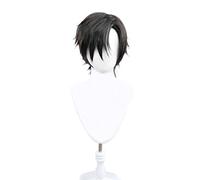 Cosplay Wig Perruque Anime 86 Eighty Six Cosplay Shinei Nouzen Perruque, Perruque Noire Courte, Perruque Costume Halloween, for Halloween, Fête Costumée, Spectacle Anime, Événement Cosplay, Concerts