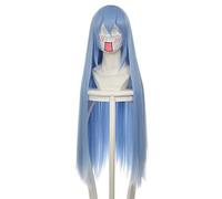 Cosplay Wig Perruque Anime Akame Ga Kill Cosplay Perruque Esdeath, Longue Perruque Bleue Droite, Perruque Costume Halloween, for Halloween, Fête Costumée, Spectacle Anime, Événement Cosplay, Concerts