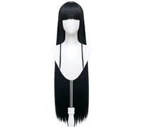 Cosplay Wig Perruque Anime Azur Lane Cosplay IJN Noshiro Perruque, Perruque Longue, Perruque Costume Halloween, for Halloween, Fête Costumée, Spectacle Anime, Événement Cosplay, Concerts (Taille: Noir
