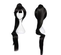 Cosplay Wig Perruque Anime Azur Lane Cosplay IJN Takao Perruque, Perruque Longue Noire, Perruque Costume Halloween, for Halloween, Fête Costumée, Spectacle Anime, Événement Cosplay, Concerts (Taille: