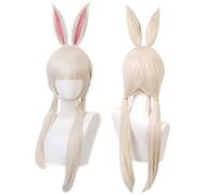 Cosplay Wig Perruque Anime Beastars Cosplay Haru, perruque en or blanc, perruque de déguisement d'Halloween, for Halloween, fête costumée, spectacle d'anime, événement de cosplay, concerts (taille : c