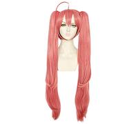 Cosplay Wig Perruque Anime Cette fois, je me suis réincarné en tant que perruque Slime Cosplay Milim Nava, longue perruque rouge, perruque de déguisement d'Halloween, for Halloween, fête costumée, spe