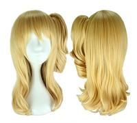 Cosplay Wig Perruque Anime Citrus Cosplay Perruque Yuzu Aihara, Perruque Blonde Queue De Cheval Courte, Perruque Costume Halloween, for Halloween, Fête Costumée, Spectacle Anime, Événement Cosplay, Co