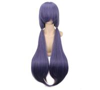 Cosplay Wig Perruque Anime Cosplay, LoveLive Perruque, Violet Double Queue de Cheval Tresse Longue Perruque for Nozomi Tojo Perruques de Jeu de Rôle avec Bonnet de Perruque, for la Fête Quotidien Hall
