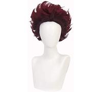 Cosplay Wig Perruque Anime Cosplay, perruque Demon Slayer, femmes filles hommes garçons cheveux longs courts noir bleu rouge jaune blanc perruque avec bonnet de perruque, for Halloween, fête, carnaval