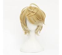 Cosplay Wig Perruque Anime Diabolik Lovers Cosplay Perruque Sakamaki Shu, Perruque Blonde Courte, Perruque Costume Halloween, for Halloween, Fête Costumée, Spectacle Anime, Événement Cosplay, Concerts