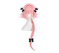Cosplay Wig Perruque Anime Fate Cosplay Astolfo Perruque,Perruque Longue Rose,Perruque Halloween Costume,pour Halloween,Fête Costumée,Spectacle Anime,Événement Cosplay,Concerts(Taille:Style B) (Size