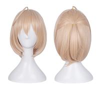 Cosplay Wig Perruque Anime Fate Cosplay Perruque Okita Souji, Perruque Rose Courte, Perruque Costume Halloween, for Halloween, Fête Costumée, Spectacle Anime, Événement Cosplay, Concerts