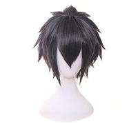 Cosplay Wig Perruque Anime Final Fantasy XV Cosplay Noctis Lucis Caelum Perruque, Perruque Courte Moelleuse, Perruque Costume Halloween, for Halloween, Fête Costumée, Spectacle Anime, Événement Cospla