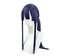 Cosplay Wig Perruque Anime for Vtuber Nagao Kei Cosplay Perruque, Perruque Longue Queue de Cheval Bleue, Perruque Costume Halloween, for Halloween, Fête Costumée, Spectacle Anime, Événement Cosplay, C