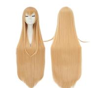 Cosplay Wig Perruque Anime Himouto!Perruque Umaru-chan Cosplay DOMA Umaru, perruque orange longue et droite, perruque de déguisement d'Halloween, for Halloween, fête costumée, spectacle d'anime, événe