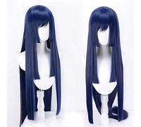 Cosplay Wig Perruque Anime Hypnosis Mic Division Rap Battle Cosplay Otome Tohoten Perruque, Perruque Bleue Longue Droite, Perruque Costume Halloween, for Halloween, Fête Costumée, Spectacle Anime, Évé