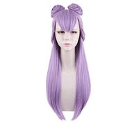 Cosplay Wig Perruque Anime LOL Cosplay KDA Evelynn Perruque, Perruque Longue Droite, Perruque Costume Halloween, for Halloween, Fête Costumée, Spectacle Anime, Événement Cosplay, Concerts (Couleur: Vi