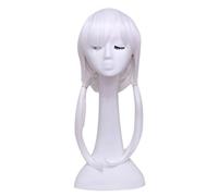 Cosplay Wig Perruque Anime Lycée DxD Cosplay Perruque Koneko Toujou, Longue Perruque Blanche, Perruque Costume Halloween, for Halloween, Fête Costumée, Spectacle Anime, Événement Cosplay, Concerts