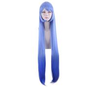 Cosplay Wig Perruque Anime My Hero Academia Cosplay Perruque Nejire Hadou, Longue Perruque Bleue, Perruque Costume Halloween, for Halloween, Fête Costumée, Spectacle Anime, Événement Cosplay, Concerts