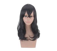 Cosplay Wig Perruque Anime My Hero Academia Cosplay Perruque Shouta Aizawa, Longue Perruque Noire, Perruque Costume Halloween, for Halloween, Fête Costumée, Spectacle Anime, Événement Cosplay, Concert