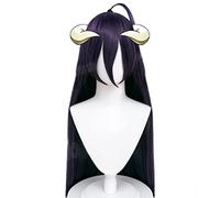 Cosplay Wig Perruque Anime Overlord Cosplay Perruque Albedo, Longue Perruque Droite, Perruque Halloween Costume, for Halloween, Fête Costumée, Spectacle Anime, Événement Cosplay, Concerts (Couleur: Ho