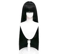 Cosplay Wig Perruque Anime Puella Magi Madoka Magica Cosplay Homura Akemi Perruque, Perruque Longue Noire, Perruque Costume Halloween, for Halloween, Fête Costumée, Spectacle Anime, Événement Cosplay,