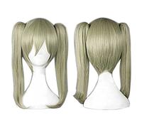 Cosplay Wig Perruque Anime Soul Eater Cosplay Perruque Maka Albarn, 2 Queues de Cheval Marron Clair, Perruque Costume Halloween, for Halloween, Fête Costumée, Spectacle Anime, Événement Cosplay, Conce