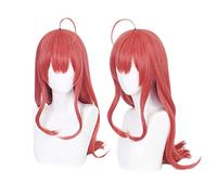 Cosplay Wig Perruque Anime The Quintessential Quintuplets Cosplay Perruque Itsuki Nakano, Longue Perruque Rouge, Perruque Halloween Costume, for Halloween, Fête Costumée, Spectacle Anime, Événement Co