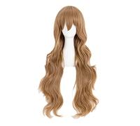 Cosplay Wig Perruque Anime Toradora Cosplay Perruque Aisaka Taiga, Longue Perruque Brune Bouclée Ondulée, Perruque Costume Halloween, for Halloween, Fête Costumée, Spectacle Anime, Événement Cosplay,