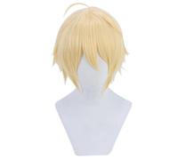 Cosplay Wig Perruque Anime Touken Ranbu Cosplay en ligne Yamanbagiri Kunihiro perruque, perruque blonde courte, perruque de déguisement d'halloween, for Halloween, fête costumée, spectacle d'anime, év