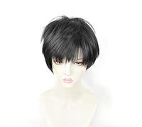 Cosplay Wig Personnage d'anime pli Original Lin Aussi Tomb Raider Note Zhang Qi Ling Petit frère Noir Aveugle Jin Muyan Noir cos Perruque Noir