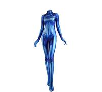 CosplayLife Costume Zéro Costume Samus | Costume Zéro Costume XL Bleu