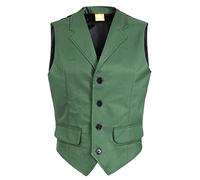 CosplayStudio Gilet vert pour costume de mortier | Costume de clown criminel | Taille : L