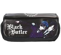 CosplayStudio Grande trousse Black Butler avec housse en cuir synthétique - Noir