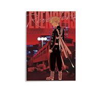 CosplayStudio Tableau mural cool de Tokyo Revengers - Takemichi Hanagaki sur plaque de mousse rigide - Poster Takemitchy - 30 x 42 cm