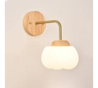 COSRUB Applique Murale Crème Japonaise, Lampe de Mur Citrouille Couloir