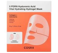 COSRX Masque hydrogel visage – 5 PDRN et 8 acides hyaluroniques – 3 masques