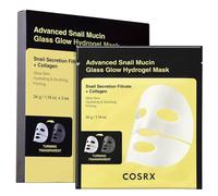 Cosrx Masque hydrogel Mucin d'escargot Glass Glow Collagène – 3 pièces