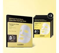COSRX - Advanced Snail Mucin Glass Glow Hydrogel Mask Set - Lot de masques hydrogels à la bave d’escargot