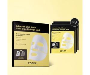COSRX - Advanced Snail Mucin Glass Glow Hydrogel Mask Set - Lot de masques hydrogels à la bave d’escargot