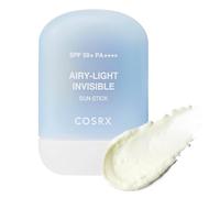 COSRX Airy-Light Invisible SunStick Soft Matte Finish SPF50 PA+++ Zinc PC Stick de protection solaire pour visage et corps, sans voile blanc, protection solaire coréenne, soin coréen de la peau, 19 g