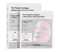 COSRX The Peptide Collagen Lifting Glow Masques Hydrogel Visage Soin de la Peau 3 Pièces, Masque Visage au Collagène, Essentiels de Voyage, Masque de Nuit, Soins Coréens de la Peau, Korean Skincare