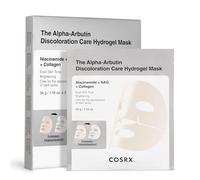 COSRX Masques visage hydrogel à l’alpha-arbutine, Soin anti-taches, 3 unités, masque collagène, format voyage, masque de nuit, skincare coréen