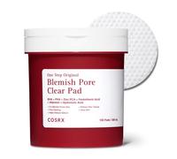 COSRX OneStep Blemish Pore Clear Pad Lot de 100 tampons faciaux double face pour exfoliation, soin des pores et hydratation avec BHA, PHA & Zinc PCA & 5 acides hyaluroniques, soin coréen de la peau