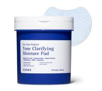 COSRX OneStep Original Tone Clarifying Lot de 100 tampons hydratants quotidiens pour texture de la peau, hydratation et tonalité de la peau avec arbutine, glutathion et 12 acides hyaluroniques, soin