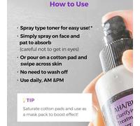 COSRX Soin visage AHA/BHA Clarifying Treatment Toner Lotion tonique exfoliante