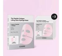 COSRX Masque visage hydrogel Peptide Collagen Lifting Glow – 3 pièces