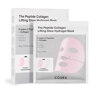 COSRX The Peptide Collagen Lifting Glow Masques Hydrogel Visage Soin de la Peau 3 Pièces, Masque Visage au Collagène, Essentiels de Voyage, Masque de Nuit, Soins Coréens de la Peau, Korean Skincare