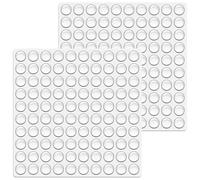 Cossaot 200 Pièces Patin Silicone Transparent,8MM Pied de Chaise Caoutchouc | Adhérence Forte, Amortit Chocs et Bruits, Protège les Surfaces, Idéal pour Portes, Tiroirs, Placards, Meubles et Armoires