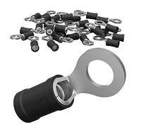 Cosse à œillet AUPROTEC de 0,5 à 6,0 mm², diamètre du trou de M3 à M12, connecteur de câble PVC RV en cuivre étamé et en partie isolé