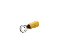 Cosses electriques | Cosses à sertir | Embout pré isolé | Embouts de cablage pré isolé | Connecteur électrique | Embout de Câble | Sachet De 10 Cosses Rondes Pre|Isolee D.5mm Jaune 711023