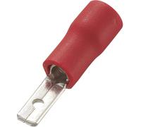 Cosse à languette mâle 2.8 x 0.8 mm TRU COMPONENTS MDD1.25-110(5) 736753-2.5 180 ° partiellement isolé rouge 100 pc(s)